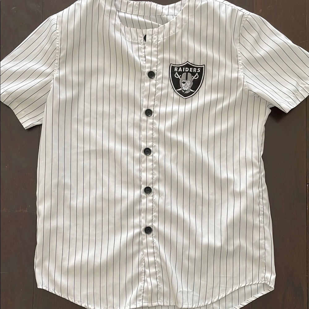 Raiders baseball jersey